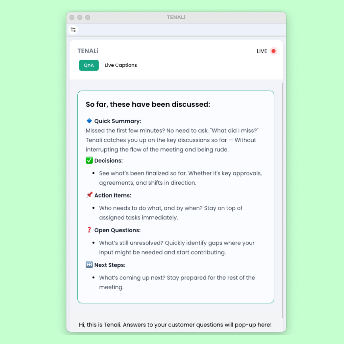 Never Ask "What Did I Miss?" Again – Meet Summary So Far