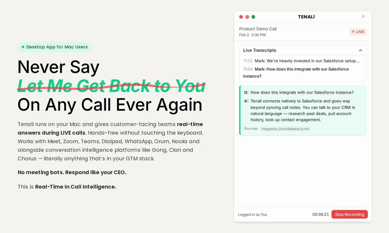 Real-Time AI for Sales Calls: How In-Call Intelligence Works